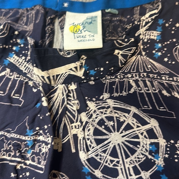 Weird Fish Lightweight Amusement Park Fair tunic Dress with pockets Size 12 - Picture 3 of 4